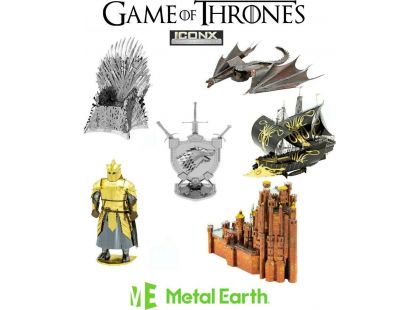 Metal Earth 3D Puzzle Hra o trůny Erb Starků 20 dílků