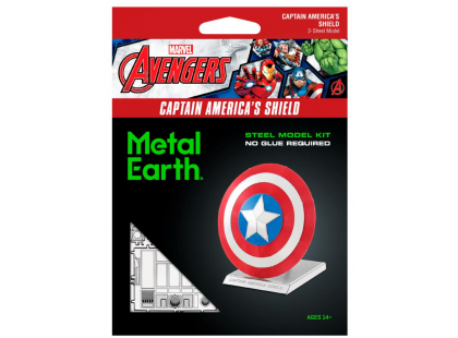 Metal Earth 3D Puzzle Marvel Captain America Shield 13 dílků