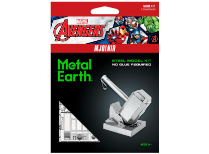 Metal Earth 3D Puzzle Marvel Thorovo kladivo 24 dílků