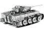 Metal Earth 3D Puzzle Tank Tiger I. 54 dílků 2