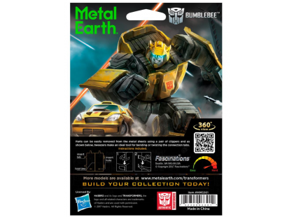 Metal Earth 3D Puzzle Transformers Bumblebee 68 dílků