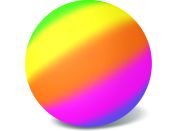 Míč Fluo tříbarevný 23 cm