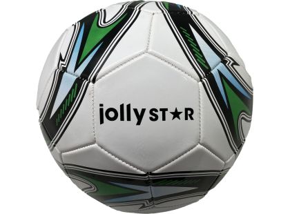 Míč kožený fotbalový Jolly Star Champion velikost č. 5