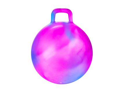 Míč skákací s úchytem 45 cm mix barev v krabičce