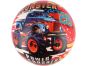 Míč Super cars monster truck nafouknutý 23 cm v síťce 2