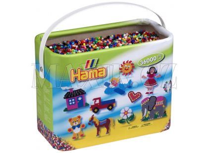 Midi korálky v boxu 36000 ks HAMA H203-67