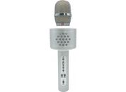 Mikrofon karaoke Bluetooth stříbrný
