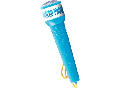 Mikrofon karaoke modrý