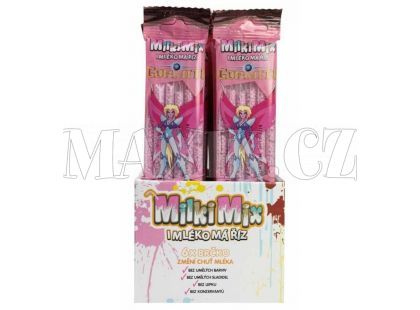 MilkiMix Mléčná brčka 6-pack Gormiti Jahoda