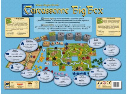 Mindok Carcassonne Big Box Základní hra + 11 rozšíření Verze 1