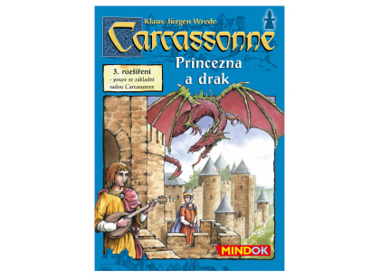 Mindok Carcassonne Rozšíření 3 Princezna a drak Mindok Carcassonne Rozšíření 3 Princezna a drak