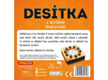 Mindok Desítka: 2. rozšíření