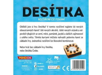Mindok Desítka: rozšíření cestování - Poškozený obal
