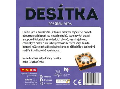 Mindok Desítka: rozšíření věda