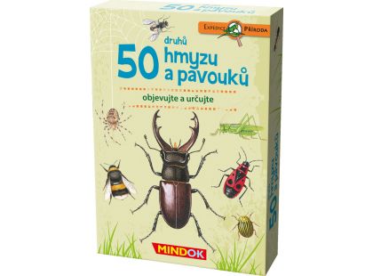 Mindok Expedice příroda 50 druhů hmyzu a pavouků