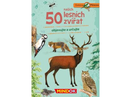 Mindok Expedice příroda 50 lesních zvířat