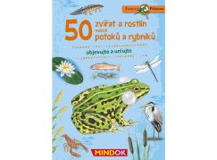 Mindok Expedice příroda 50 zvířat a rostlin potoků a rybníků