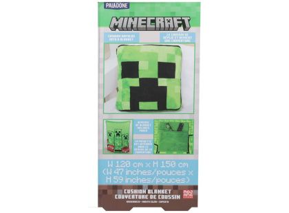 Minecraft Creeper deska s polštářem