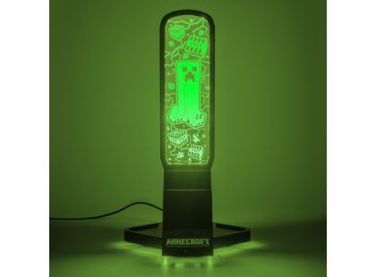 Minecraft držák sluchátek se světlem