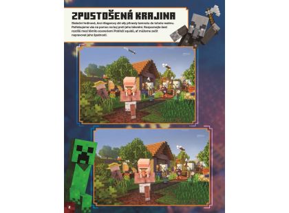 Minecraft Dungeons - Kniha přežití se samolepkami