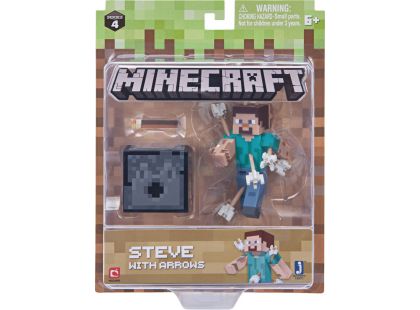 Minecraft figurka Steve s šipkami