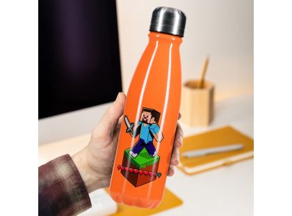 Minecraft láhev nerez 600 ml