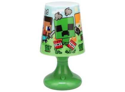 Minecraft lampička stolní