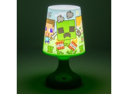 Minecraft lampička stolní
