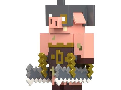 Minecraft Legends dvě figurky Creeper vs. Piglin Bruiser - Poškozený obal
