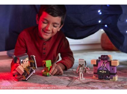 Minecraft Legends dvě figurky Creeper vs. Piglin Bruiser - Poškozený obal