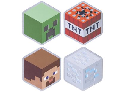 Minecraft set podtácků
