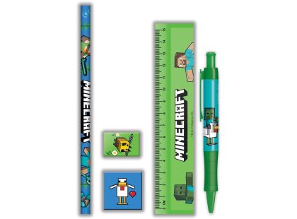 Minecraft školní set v pouzdře
