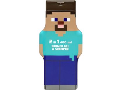 Minecraft Steve 2D sprchový gel a šampon  2 v 1 400 ml