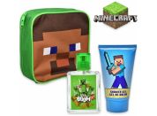 Minecraft toaletní taška + EDT 50 ml + sprchový gel 100 ml