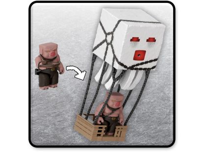 Minecraft velká figurka s ohnivou koulí