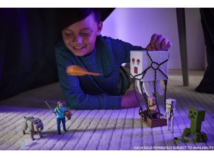 Minecraft velká figurka s ohnivou koulí