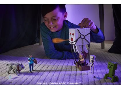 Minecraft velká figurka s ohnivou koulí