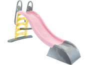 Mochtoys Dětská skluzavka dlouhá pastelová růžová 180 cm - Poškozený obal