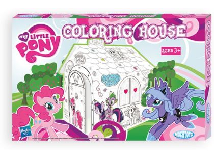 Mochtoys My Little Pony Papírový vymalovávací domek