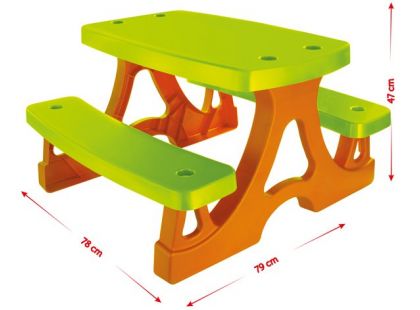 Mochtoys Piknikový stolek s lavičkami