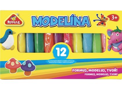 Modelína 12 barev v krabičce