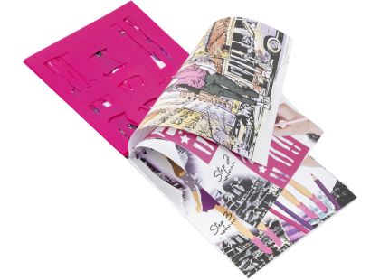 Modní kniha se šablonami