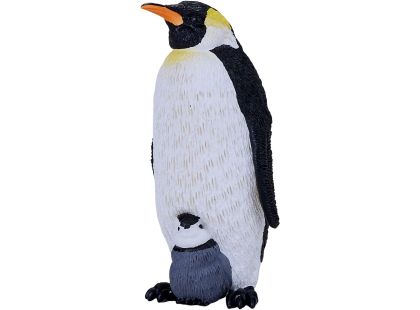 Mojo Tučňák císařský s mládětem figurka