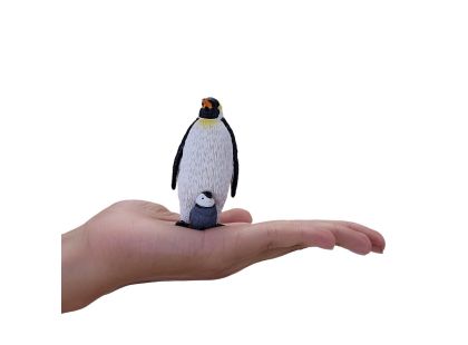 Mojo Tučňák císařský s mládětem figurka