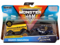 Monster Jam Sběratelská auta dvojbalení 1:64 Higher Education a Bounty Hunter 4