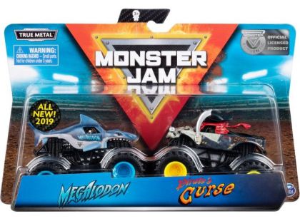 Monster Jam Sběratelská auta dvojbalení 1:64 Megalodon a Pirates Curse