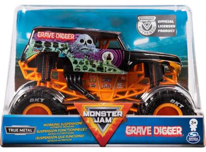 Monster Jam Sběratelská Die-Cast auta 1 : 24 Grave Digger oranžová konstrukce