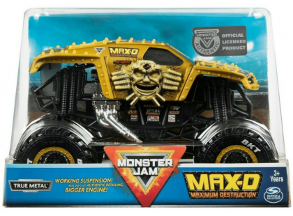 Monster Jam Sběratelská Die-Cast auta 1:24 Max-D zlatý