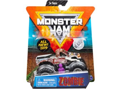 Monster Jam Sběratelská Die-Cast auta 1:64 Zombie černé kola