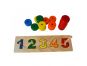 Montessori Tyčky s barevnými kruhy na počítání 4